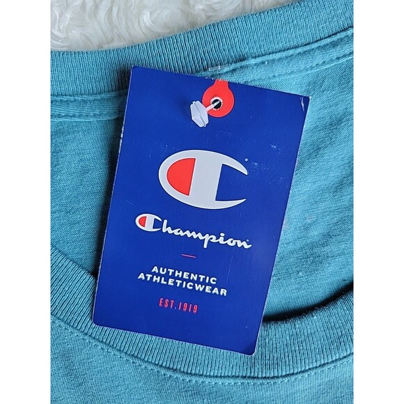 NWT Champion Desert Cactus Moon Short Sleeve T-Shirt Aqua Tonic Men | XL - Picture 5 of 11